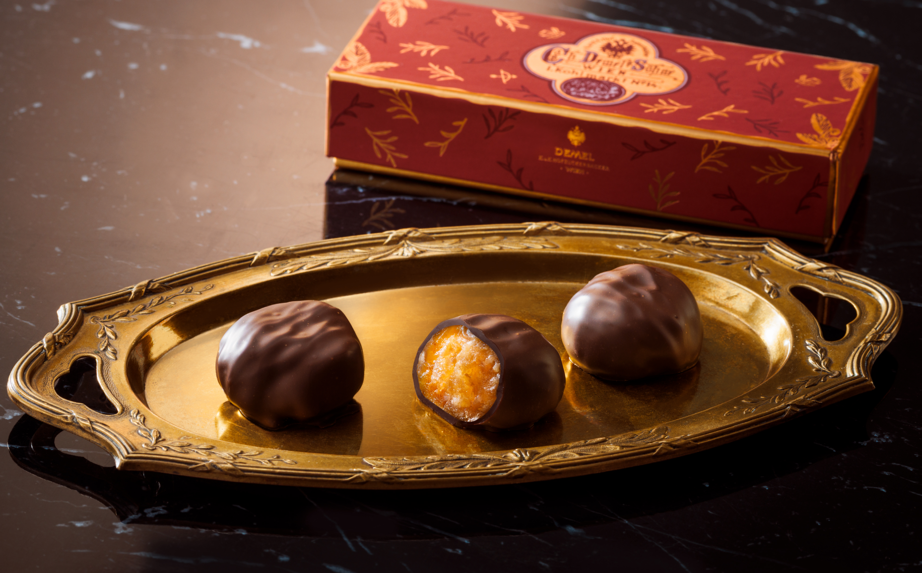 デメル バレンタイン チョコマロン