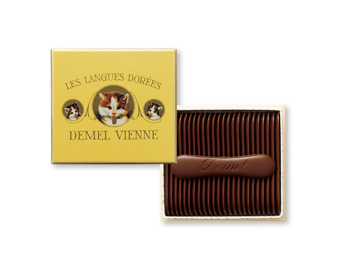 ソリッドチョコ猫ラベル スウィート