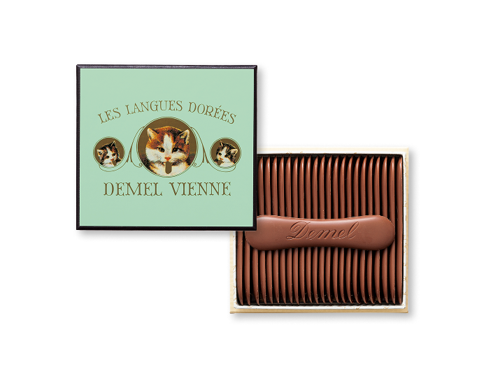 ソリッドチョコ猫ラベル ミルク