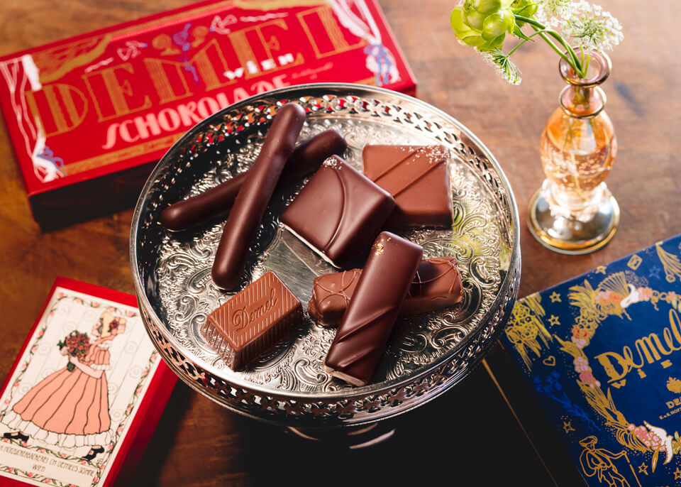 デメルのチョコレートの画像。