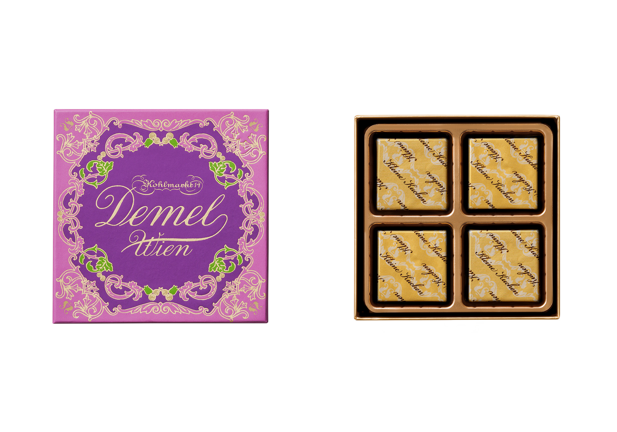 クライネクーヘン (すみれ) 4個入